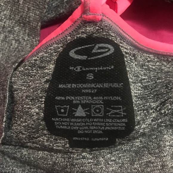 Gray & Pink Sports Bra - Picture 3 of 3